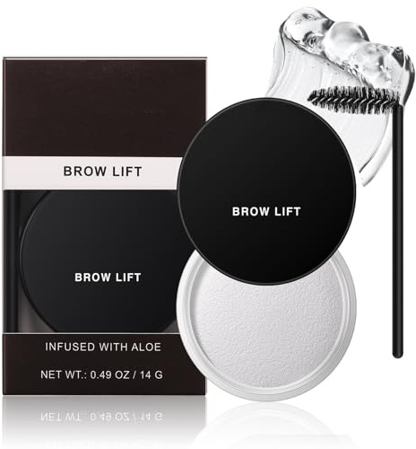 Clear Waterproof Long Lasting Eyebrow Gel, Smudge-Proof Brow Glue | Natural brow shaping cream. Tames styles with smooth hold. Non-sticky soap pomade kit. Great for styling.