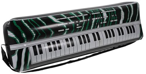WEKAMOS Instrument Gonflable pour Garçon Et Filles, Piano Électronique Gonflable 56 Cm, Accessoire en PVC Léger Et Réutilisable, Jouet Interactif pour Fête Et Événement Musical