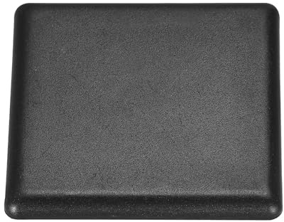uxcell 8080 EU Standard Profile End Cap, Plastic Square Aluminum Extrusion Plug for Trolley, Fish Tank Rack, Storage Rack, Black 80x80mm 10pcs