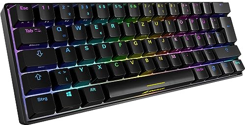 Sharkoon Skiller SGK50 S4 bk Kailh Red,USB Gaming-Tastatur, schwarz