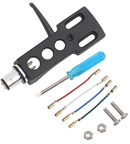 Soporte De Cabezal Para Tocadiscos, Montaje De Cabezal Fonográfico Para Tocadiscos LP Universal Cartucho De Montaje De Cabezal Fonográfico Para Tocadiscos LP De Repuesto Con Cables Conductores De 4 Co
