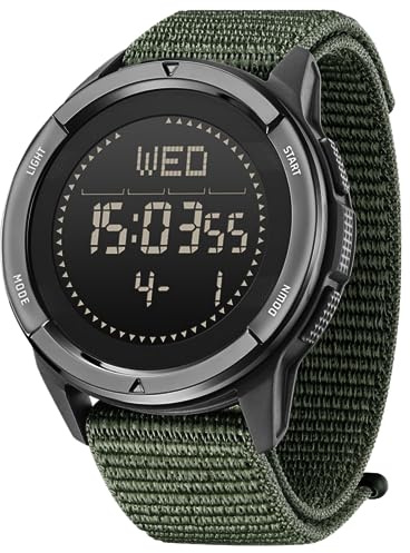 CakCity Military Digital Watches for Men - Compass, Waterproof, Tactical & Sport, Hiking Watches