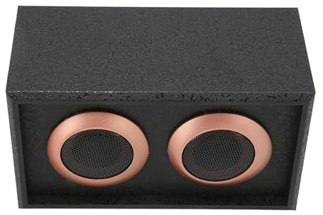 Cyrank Altavoces De Estantería De Madera para El Hogar, Altavoz De Agudos De Estudio De Sonido Sin Pérdidas De Alta Fidelidad Altavoces Pasivos De Estantería 35w 6Ω(#1)