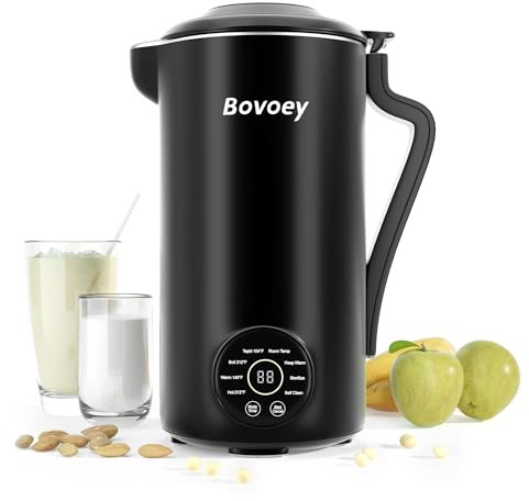 Nut Milk Maker Machine, Automatic Nut Milk Maker for Almond Homemade Milk,Oat,Plant-Based Milk and Countertop Blenders Almond Milk Maker Blenders,40oz Soy Milk Maker Delay Start/Self Clean/Keep Warm