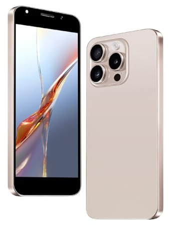 Desbloquear el teléfono móvil, pantalla de 5.0 pulgadas, 2GB RAM + 16GB ROM / TF 128GB, cámara doble 2MP + 2MP, soporte 4G LTE FDD TDD, doble tarjeta sim, adecuada para principiantes. (gold)