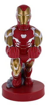 Cableguys - Marvel Infinity Saga Iron Man Gaming Accessories Holder & Phone Holder for Most Controller (Xbox, Play Station, Nintendo Switch) & Phone