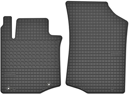 Gummimatten Vorne Gummi Fußmatten Satz für Toyota Aygo I/Citroen C1 I/Peugeot 107 (2005-2014) - 2-teilig - Passgenau