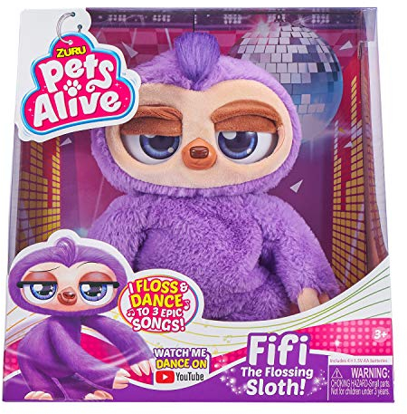 Pets Alive - Fifi das tanzende Faultier (elektronisches Plüschtier)