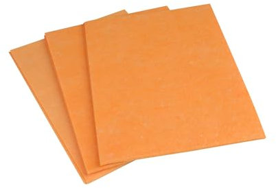 Homéa, Lot de 3 Serpillieres 38 x 50 cm Viscose, Orange