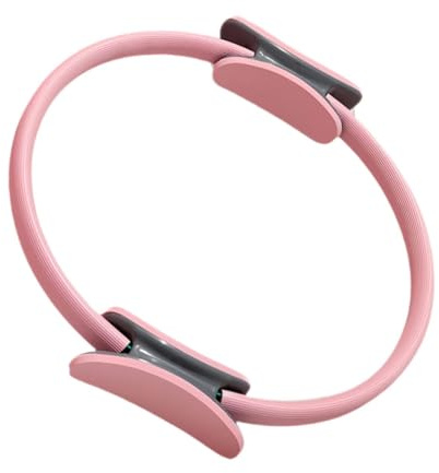 rockible Anneau de Pilates, Anneau de Fitness, Accessoires de Pilates à Domicile, Yoga pour Femmes et Filles, Exercice des Cuisses, tonification des Cuisses, Rose