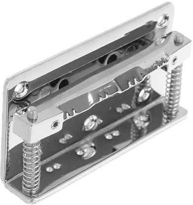 HANABASS Mandolindelar Stall Mandolin Stallmontering Piano Stall Cello Mandolin Stränghållare Sadel Elgitarr Silver