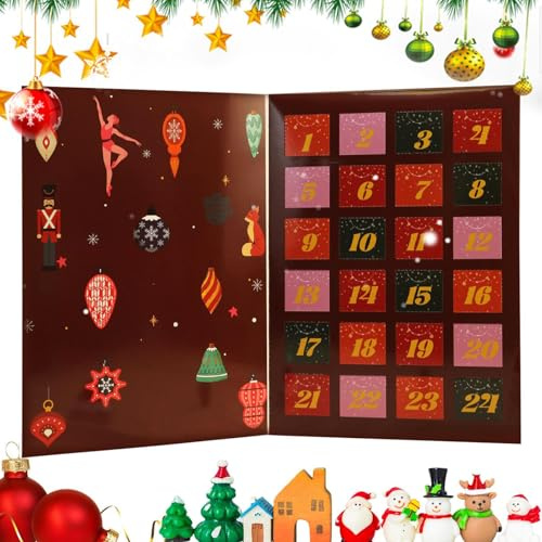 Calendario 'Avvento, regalo di 24 giorni, ricaricabile, come conto alla rovescia di Natale per casa, aula, camera da , soggiorno, eventi e eventi