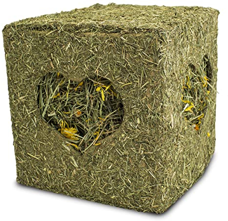 JR FARM Heu-Würfel groß mit Blüten 450 g