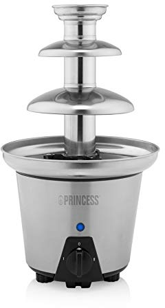 Princess Schokoladen Brunnen XL - 3 Ebenen, Warmhaltefunktion, PFOA Frei, 0,7 Liter, 90 Watt, 292998
