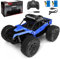 Kizeefun Ferngesteuertes Auto, RC Auto für Kinder mit LED Lichter, 20 km/h Ferngesteuert Offroad Buggy Fernsteue Rung Spielzeugauto, 2 Akku 50 Minuten Lange Laufzeit, Geschenk für Jungen Mädchen