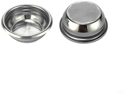 Cesta de filtro de café de 58 mm para máquinas de café Breville, diseño de acero inoxidable, perfecta para preparar café casero (1 taza)