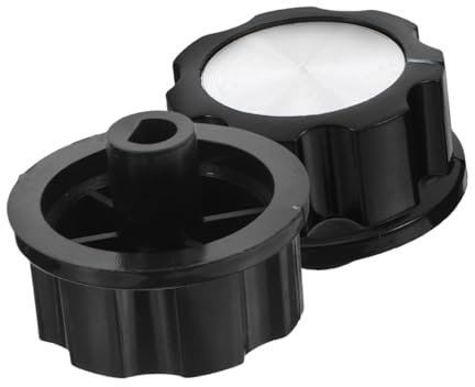 Sosoport 2 pezzi Manopole di Ricambio per e Friggitrice ad Aria Manopole Controllo per Cucine Gas ed Elettriche Sostituzione Timer Facile da Installare per Cucina Efficienza Ottimale