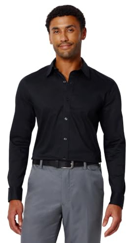 Amazon Essentials Men's Slim Fit Long Sleeve Wrinkle Resistant Stretch Dress Shirt