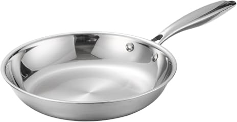 Olla Para Woks De Acero Inoxidable: Sartén Para Cocinar De Comercial, Utensilio Duradero Y Uniforme Para El Calor, Rendimiento A Altas Temperaturas | Inicio Restaurante Dorar Filete Pescado Salt