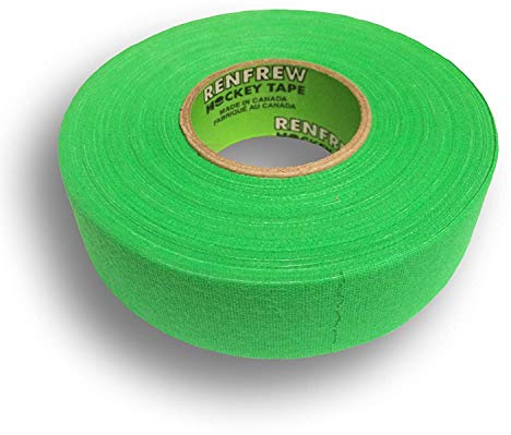 Renfrew Scapa Cloth Hockey Tape 2-Pack, 24mm x 25m (Bright Green)