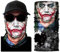 Zoelibat 97645541.016 - Schlauchschal Joker, Clown, Multifunktionstuch, Halstuch, Schal, Motiv, Mundschutz, Skimaske, Motorradmaske, Mottoparty, Karneval, Halloween