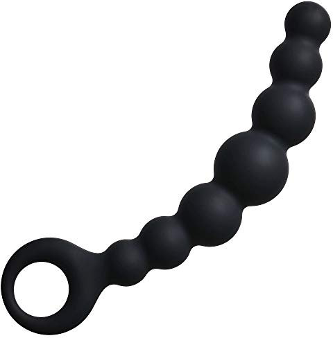 Silikon Buttplug mit 7 Kugeln, Silikon Anal Dildo mit Anal Kugeln Anal beads Anal Sexspielzeug für Männer und Frauen