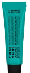 Compagnie de Provence® Hand Cream Mint Basil 30 ml with a Refreshing Texture Hydrated and Revitalised