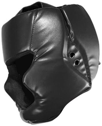 lyanny Kinder-Boxkopfschutz, Kopfschutz aus PU-Leder für Erwachsene, Mädchen, Helmschutz für MMA-Boxen, Kopfbedeckung, Sparring, Kampfsport, Karate, Taekwondo, Vollgesichtsschutz