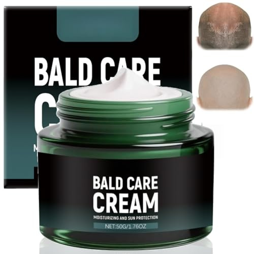 50g Bald Cream,Moisturizing Shaving Cream,Bald Head Moisturiser for Men,Bald Scalp Moisturiser,Moisturizing Nourishing and Sc/alp Care for Men,Post Shave Balm M/en,Itchy Scalp Lotion,Scalpbalm