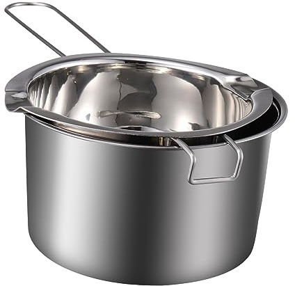 Toyvian Pentola Bagnomaria Per Sciogliere Cioccolato e Burro Pentola Per Riscaldare Dolci e Caramelle Caldaia Per Scaldare Alimenti
