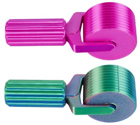 2uds Juego Rodillos Pintura Diamantes, Rodillo Presión Esencial para Pintura Diamantes 5D Bordado Imitación y Proyectos Manualidades DIY para Adultos Niños Principiantes (Color 4)