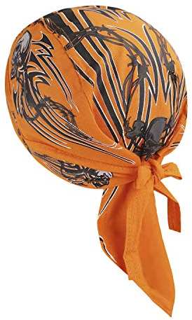 Afinder Unisex Bandana Cap Sport Kopftuch Modische Skelette Kopfband Biker Hat Baumwolle Piratentuch UV Schutz Schnelltrocknend für Biking Fahrrad Motorrad Radsport