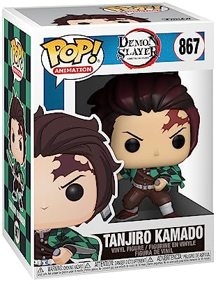 Funko Pop! Animation: Demon Slayer - Tanjiro Kamado - Vinyl-Sammelfigur - Geschenkidee - Offizielle Handelswaren - Spielzeug Für Kinder und Erwachsene - Anime Fans - Modellfigur Für Sammler