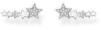 Thomas Sabo Women Stud Earrings Ear Climber Stars 925 Sterling Silver H2159-051-14
