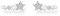 Thomas Sabo Damen Ohrringe Ear Climber Sterne 925 Sterling Silber H2159-051-14