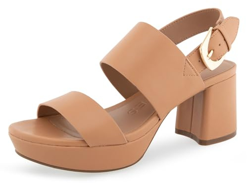Aerosoles Women's CAMILIA Platform Sandal, Natural, 8.5M