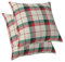 ggaimwf Karierte Kissenbezüge Bauernhaus Kariert Outdoor-Kissen Beige Rot Grün Gestreift Schottische Tartan Karierte Stuhlkissen für Sofa Schlafzimmer Wohnzimmer Doppelseitig 45x45cm 2er-Set