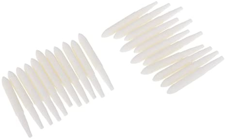 Nishiyuenyi 20 Piezas Puntas de Marcador de Pintura Nibs de Pincel Recambio Accesorios para Marcadores de Pintura Suministro Permanente Material Fibra Metal, Multi, 20pcs 29.7x4.5mm