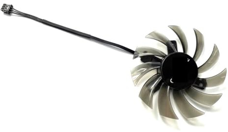BDAKQJV Tarjeta Grafica T128010SM 3PIN DC 12V 0.2A GTX1030 GPU Enfriador Compatible con GT 1030 2GB OC Ventilador Enfriador de Tarjeta Gráfica
