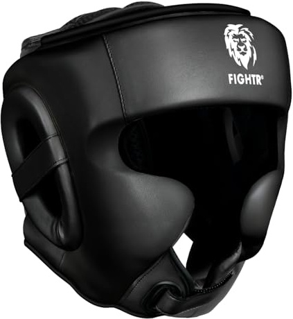 FIGHTR MMA huvudskydd med bästa passform för maximalt skydd | boxhjälm för sparring | Justerbar storlek för boxning, MMA, Muay Thai, kickboxning och kampsport