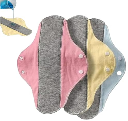 Compresas para incontinencia femeninas, impermeables, lavables y a prueba de fugas. Compresas menstruales ultrafinas de terciopelo, de algodón puro ecológico y tejido transpirable, ideales para el cu