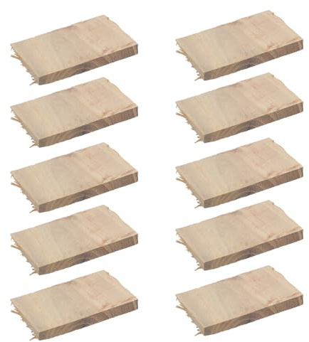 SOESFOUFU 10 cunei per manici d'ascia: cunei triangolari in legno per manici di martello - Spessore di fissaggio in legno duro largo 5 cm per riparazione di martelli e manutenzione di attrezzi