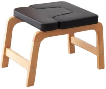 Yoga Huvudstående Bänk, Trä Yoga Inversion Stol, Fötter Upp Tränare Huvudstående Pall, U-formad Pall, 440 Kg Lastkapacitet, For Gym Kontor