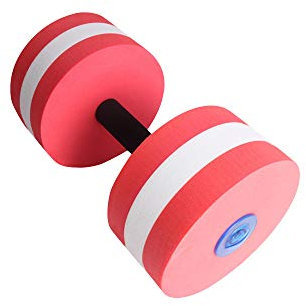 Wankd Aqua hanteln, Aqua Fitnessgerät Wassersport,Wasser Hanteln für Wasser Fitness Aquagym Aquajogging (A-1PCS stieg rot)