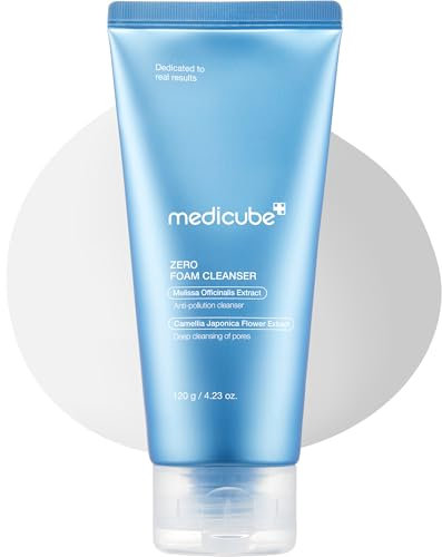 medicube Zero Foam Cleanser for Sensitive Skin - Sebum Control, Moisture Balance, and Pore Minimization | Korean Skincare 120g