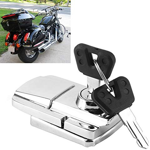 FOLOSAFENAR Cerradura de Maletero de Motocicleta,Cerradura de Maletero de Hierro Instalación Simple para Motocicleta para ovejas Grandes