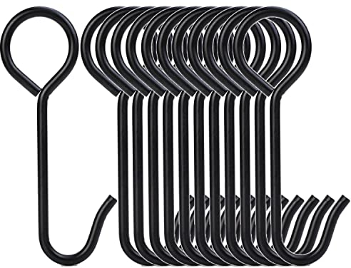 AR500 Stahl Zielaufhänger Schießen Zielhaken Metall Gong Ziel Hängende Rohr Zielhalter DIY Montage Stand Kit (Zielhaken 12 Stück, 15,2 cm)