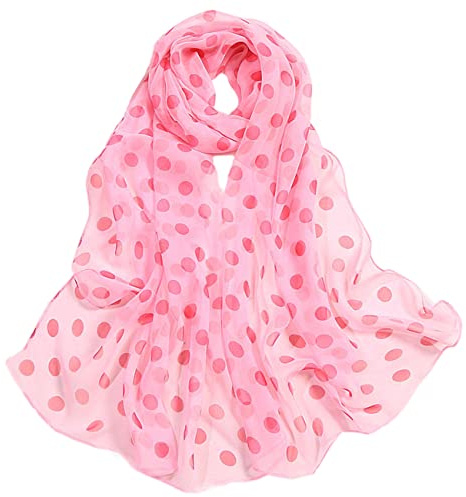 FAIRYGATE Etole Femme à Pois Écharpe de Qualité Supérieure pour Femme et Fille Foulard Châles Souple pour Printemps Été Automne Hiver Pashmina, DA4823