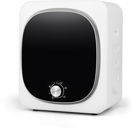 GOPLUS Wäschetrockner, Mini Wäschetrockner, 800W, 5KG, 5 Trocknungsmodi Überhitzungsschutz und Mehrfachfiltration | bis 65℃, Freistehend oder Wandmontage, Ablufttrockner für Kleidung