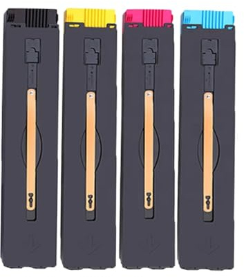 EGRMZ 4pc Set Cartridge de Toner Compatible V80 Compatible avec Versant 80 180 280 Poudre de l'imprimante de Presse